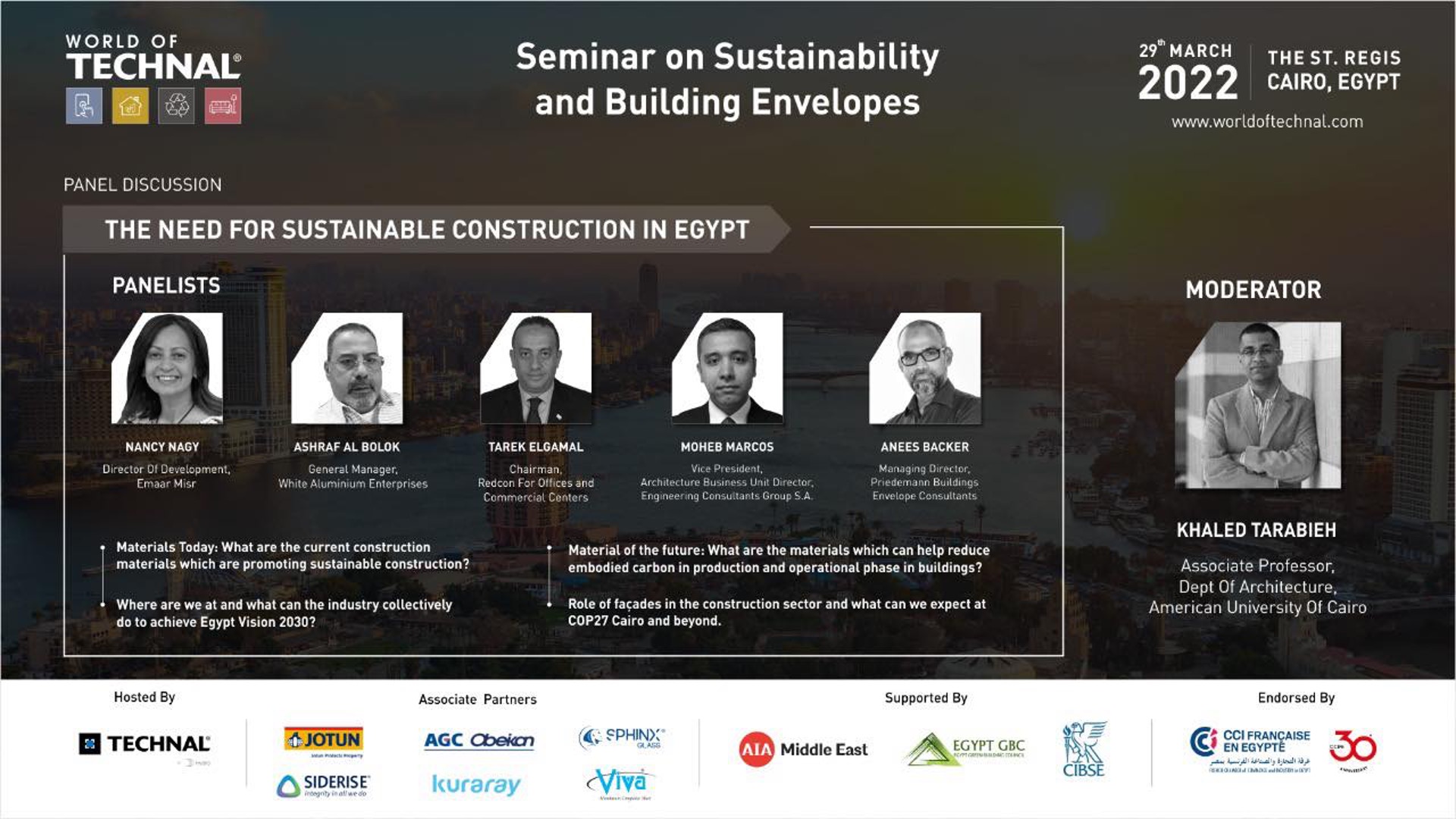 ROCC's participation in the TECHNAL Seminar on Sustainability